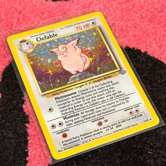 Clefable #1 – Pokémon Jungle – As Pictured - Picture 3 of 6